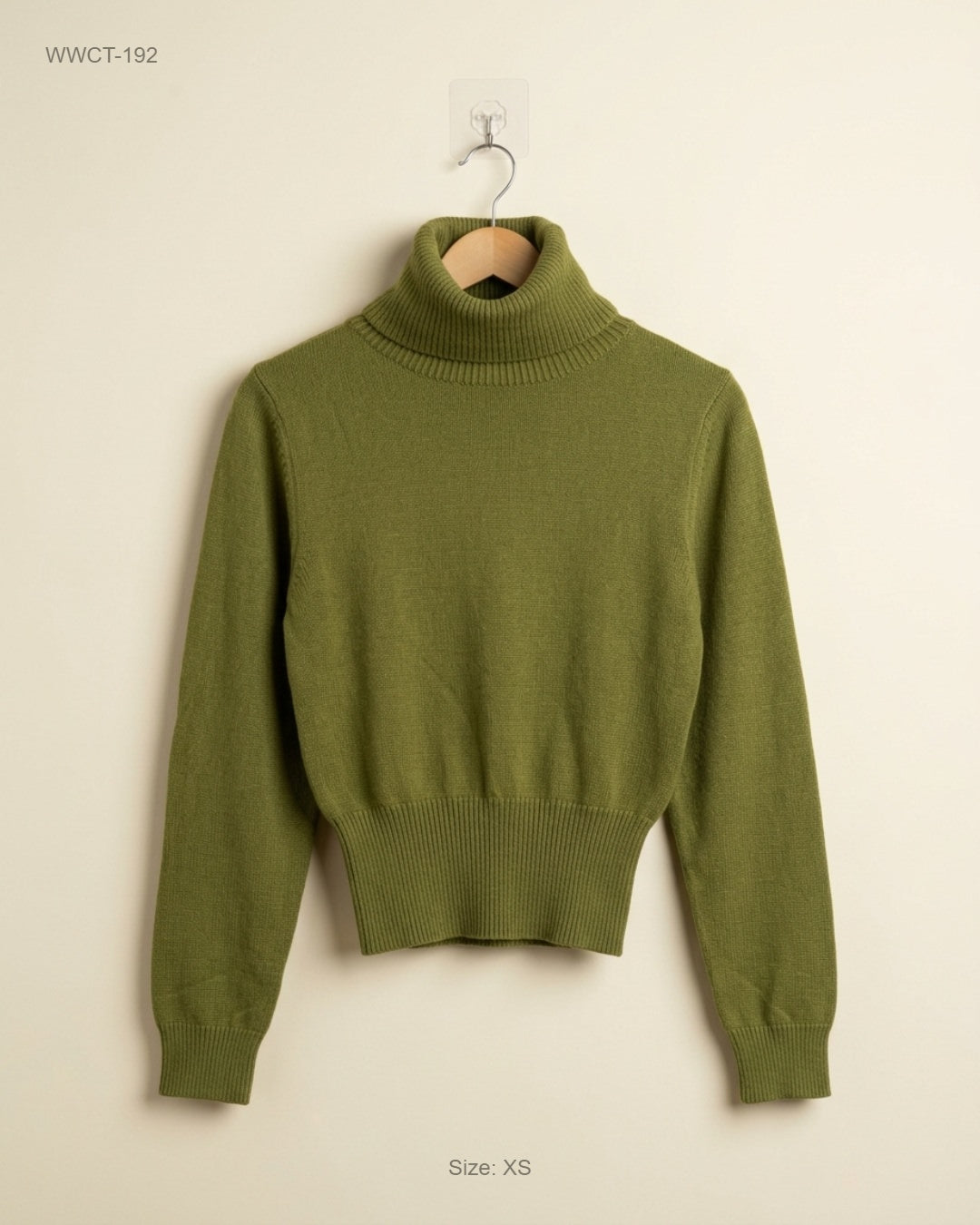 UK Imported secondhand Women Winter Crop Tops - Primark brand, Olive Polyester, Premium condition, for Women - Online Thrift Store Peshawar Pakistan