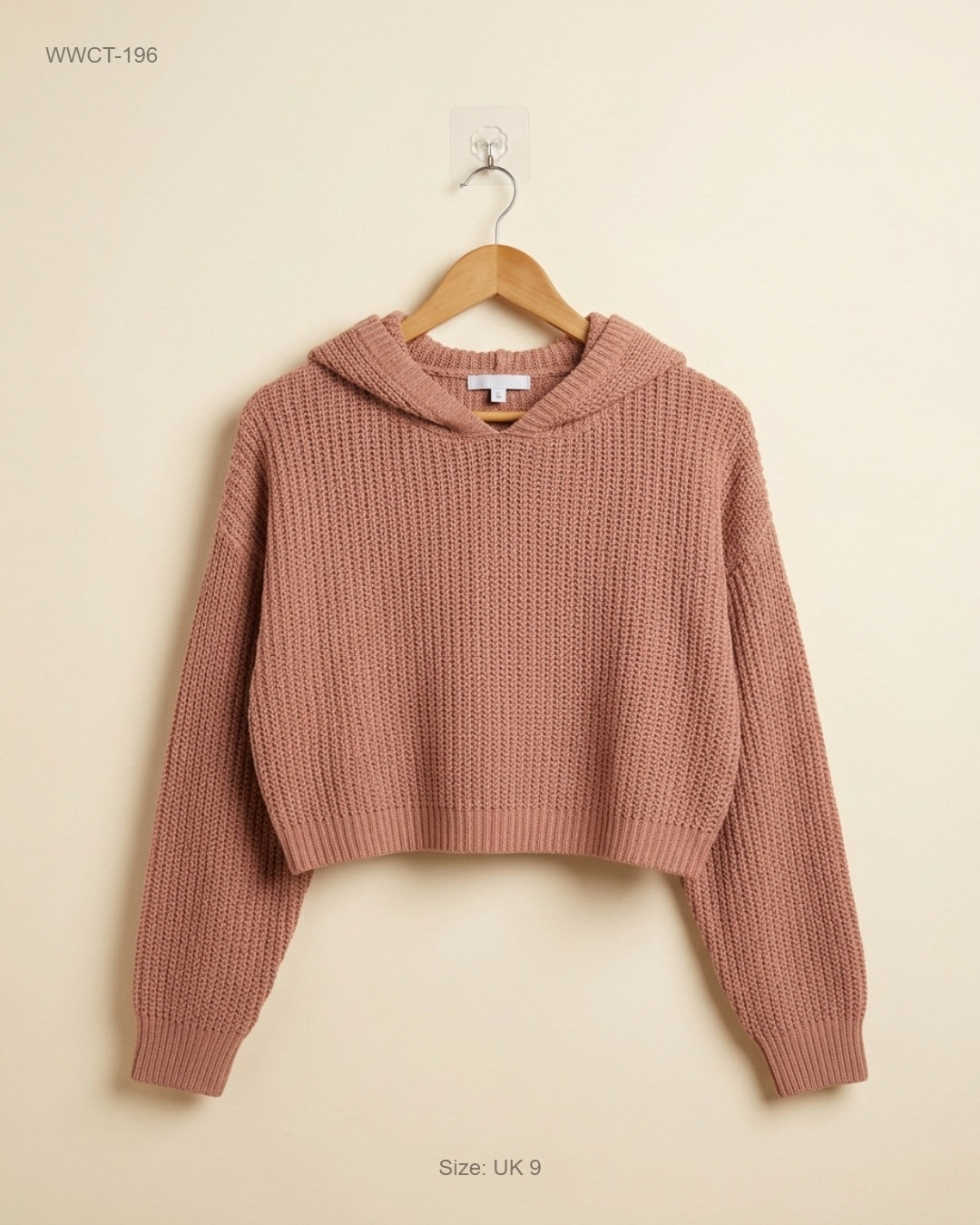Women Winter Crop Tops | CANDY | Preloved Branded | Rust Acrylic | Premium | OTS Thrift Store Islamabad Pakistan