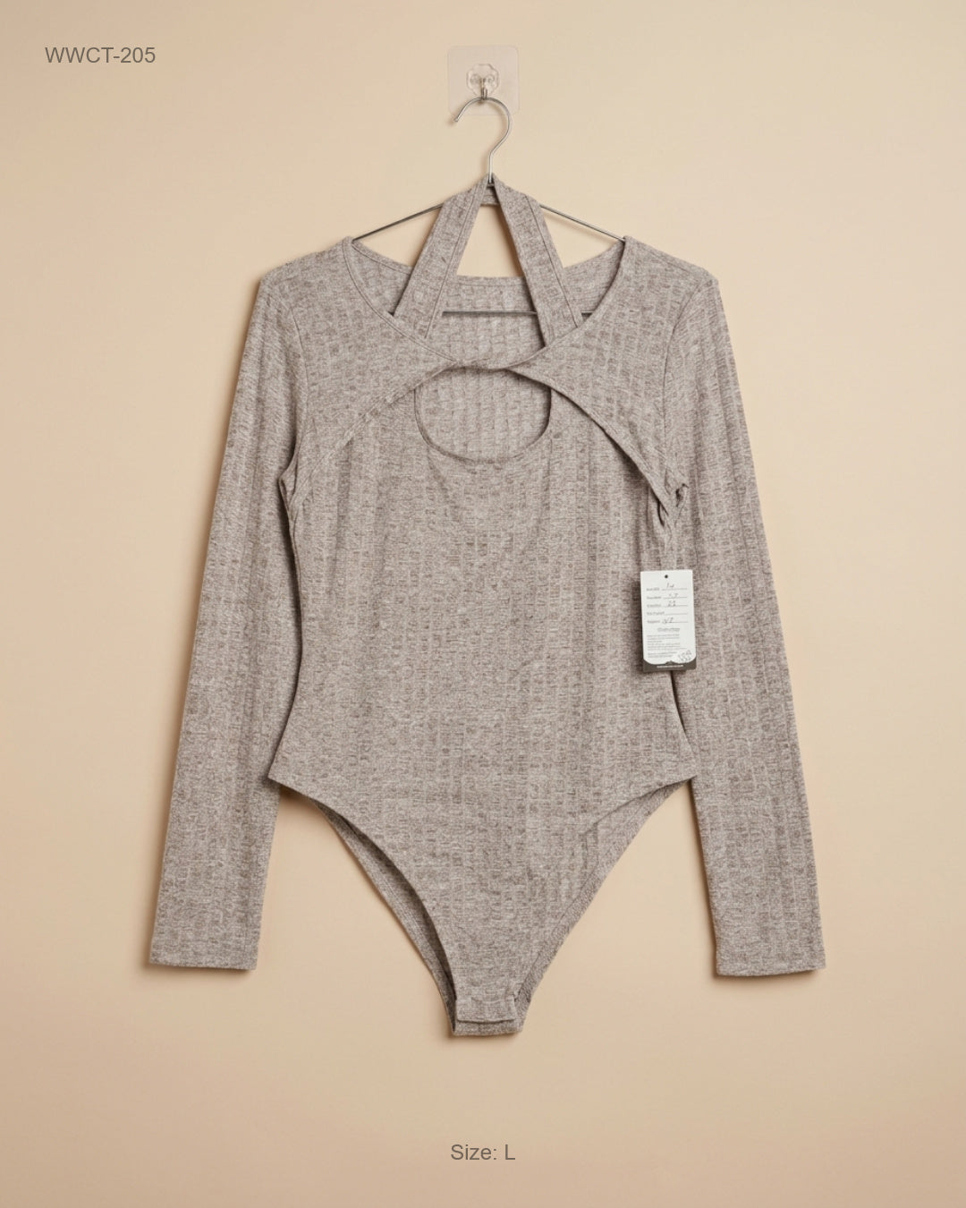Premium Condition Women Winter Crop Tops | Preloved SHEIN | Grey Viscose | Thrift Shop for Women Karachi Pakistan | OTS
