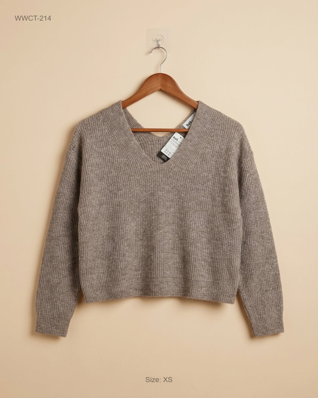 Premium Condition Women Winter Crop Tops | Preloved Primark | LightGrey Polyester | Thrift Shop for Women Peshawar Pakistan | OTS