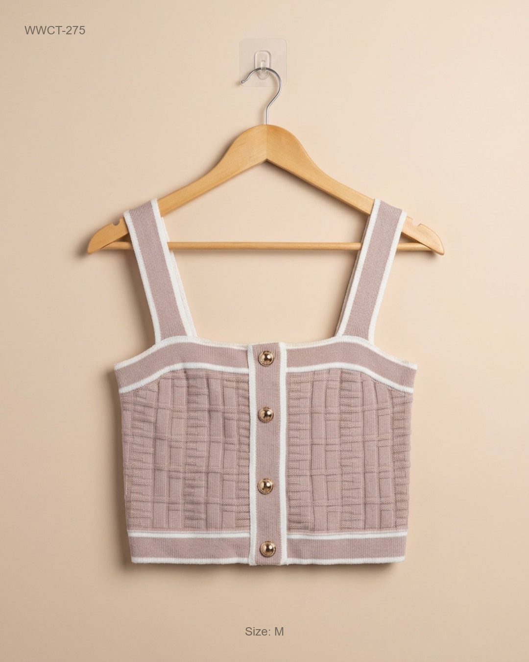 Women Winter Crop Tops | SHEIN | Preloved Branded | Beige Polyester | Premium | OTS Thrift Store Karachi Pakistan