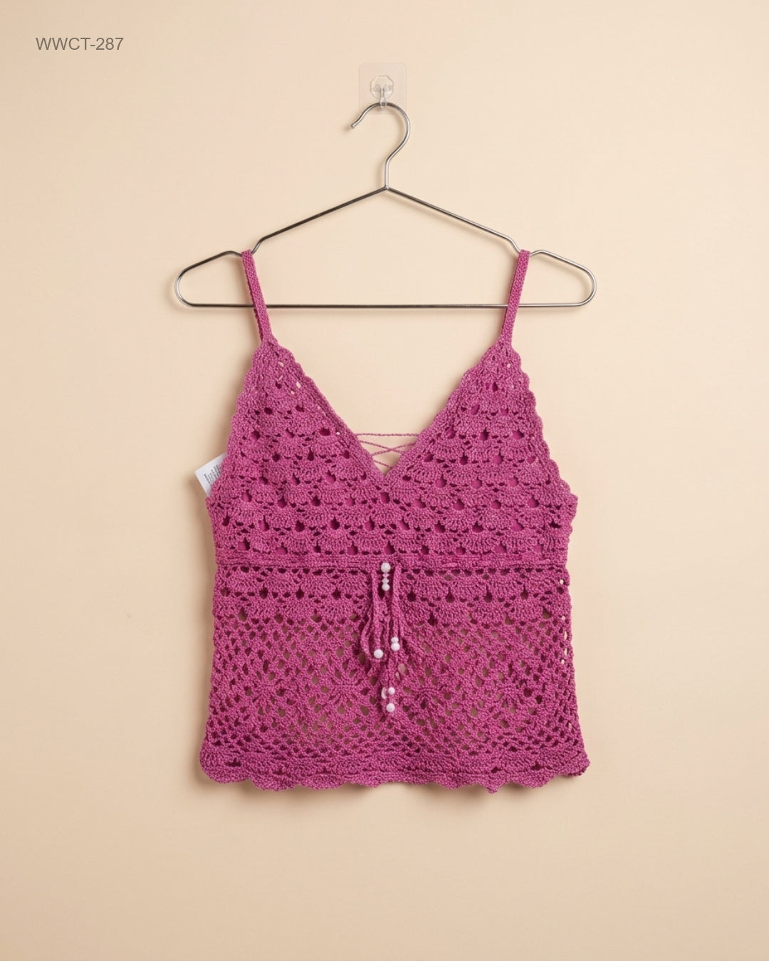 Secondhand Branded Women Winter Crop Tops by Cut Label, Pink Polyester fabric, Excellent condition, for Women - Online Thrift Shop Peshawar Pakistan
