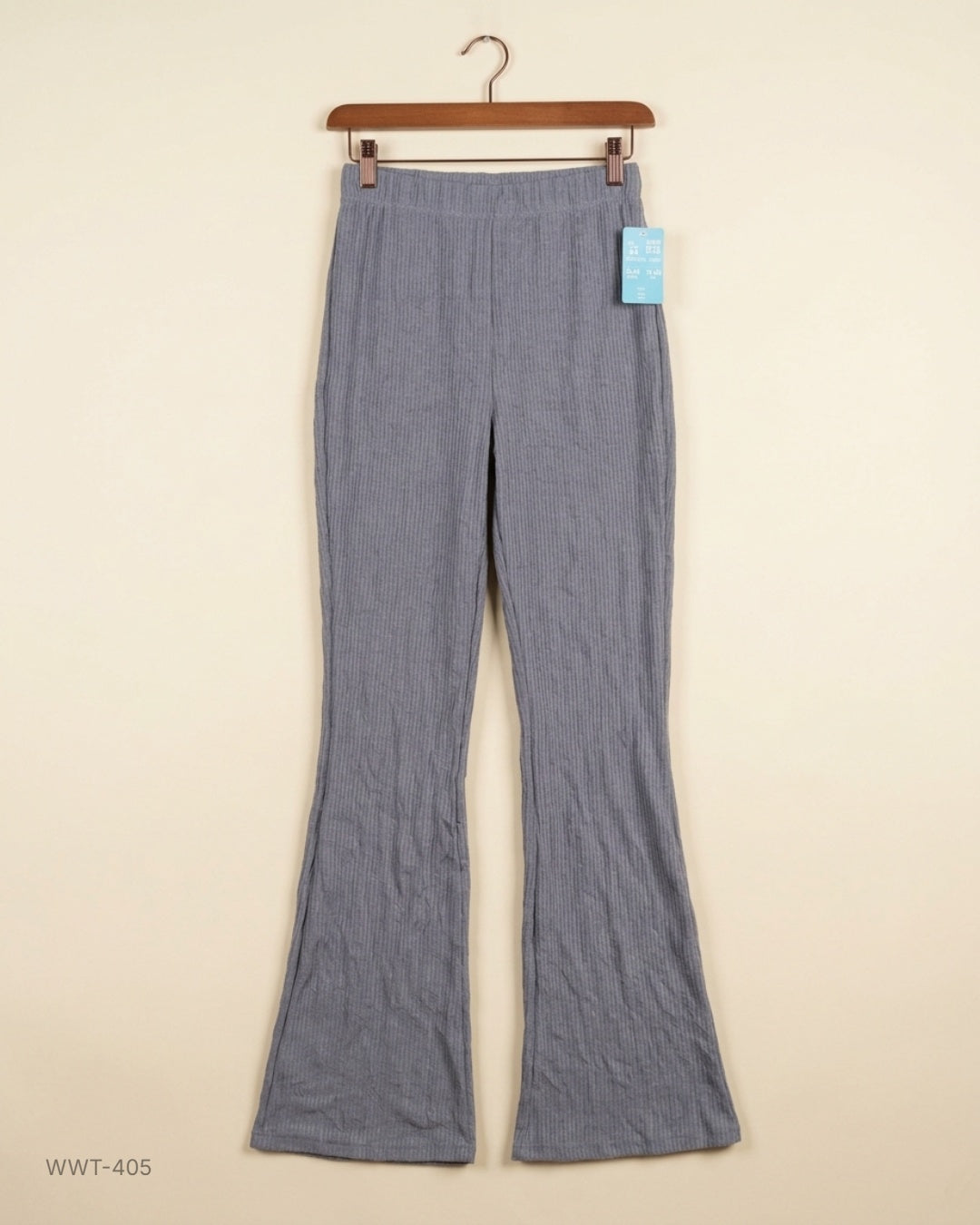 SHEIN (WWT-405) Flared Ribbed Trousers