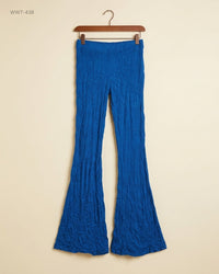 FOREVER 21 (WWT-438) Flared Crinkle Trousers