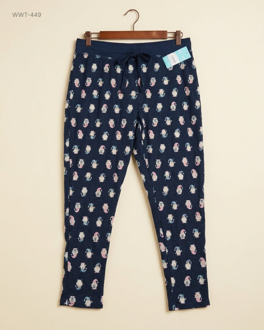 Unknown (WWT-449) Waffle-Knit Jogger Pajamas