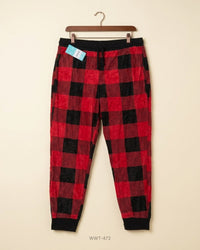 Old Navy (WWT-472) Buffalo Plaid Fleece Joggers