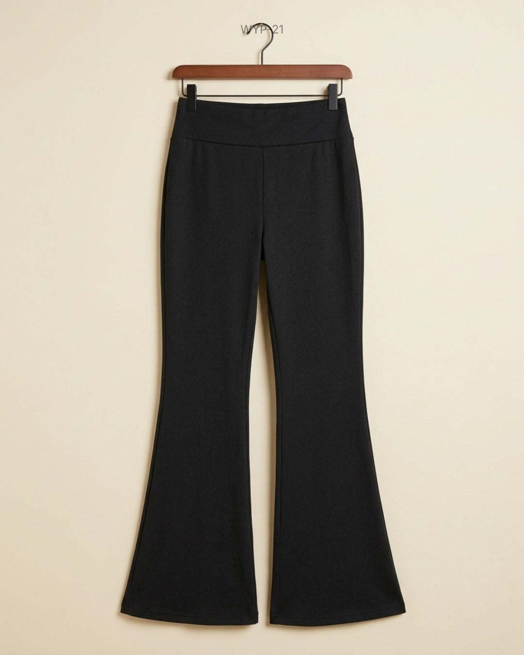 Cut Label (WYP-21) High-Waisted Flared Trousers