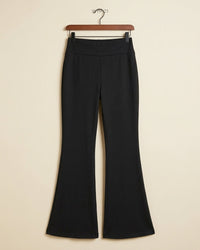 Cut Label (WYP-21) High-Waisted Flared Trousers
